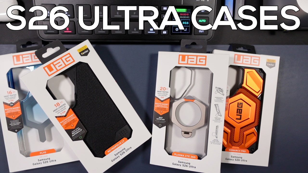 Samsung Galaxy S26 Ultra Cases by UAG - Up Close First Look!