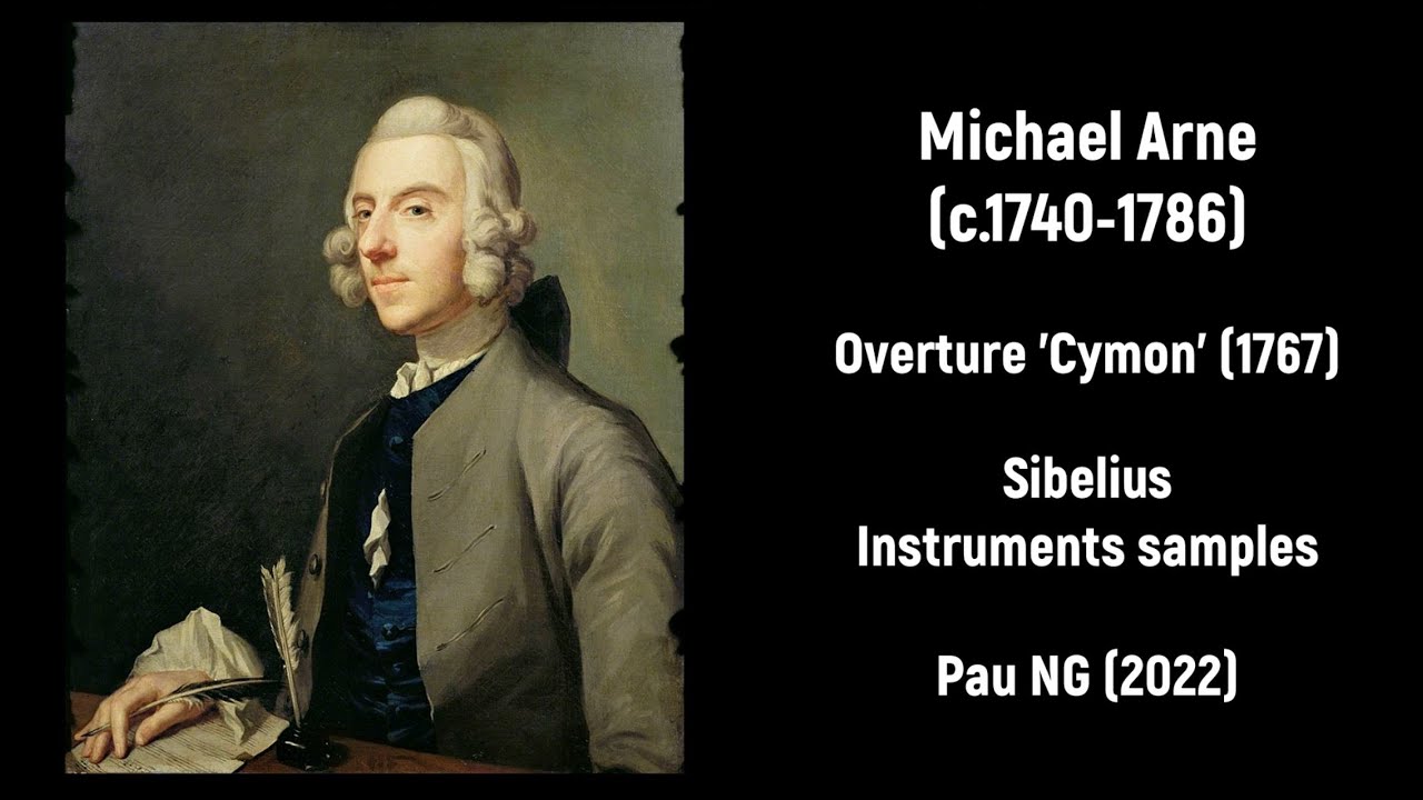 Michael Arne (c.1740-1786) - Overture 'Cymon' (1767)