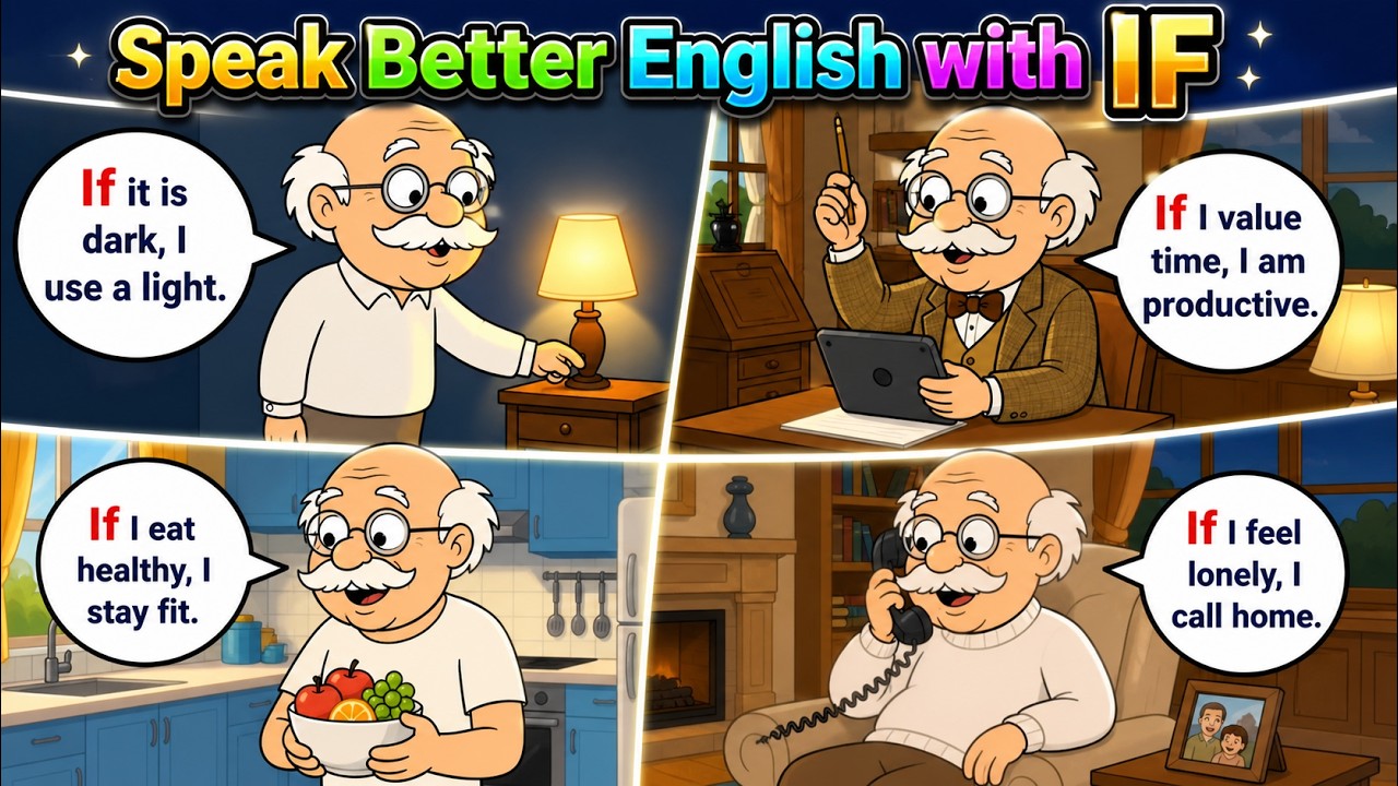 Learn English Using “If” | Learn Speaking English | Grandpa Teaches English EP 5