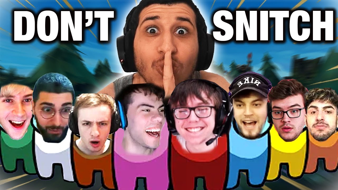 Ten League of Legends Streamers Get into The Same Among Us Lobby!..| Humzh