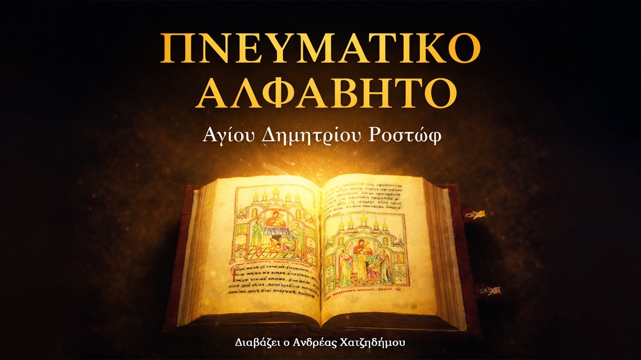 ΠΝΕΥΜΑΤΙΚΟ ΑΛΦΑΒΗΤΟ - ΑΓΙΟΣ ΔΗΜΗΤΡΙΟΣ ΡΟΣΤΩΦ | Από το Α ως το Ω της Πνευματικής Ζωής #ηχητικοβιβλιο