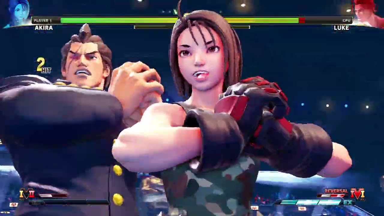 STREET FIGHTER V Akira vs Luke