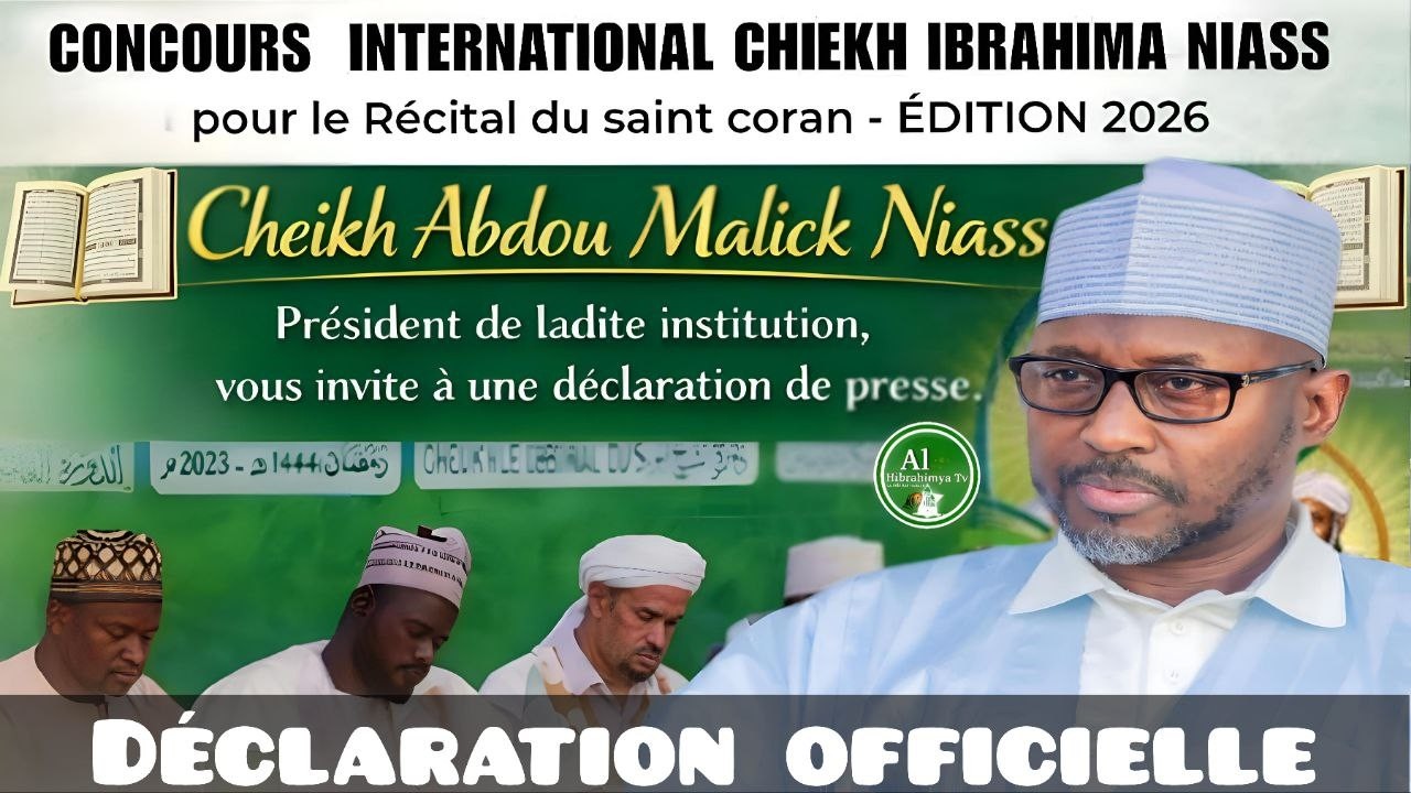 [🔴EN DIRECT ] Médina Baye : Déclaration de Presse de Cheikh Abdou Malick Niass - 23/02/2026