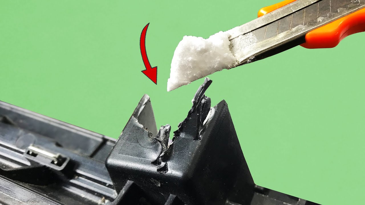 Ingenious Ways To Repair Broken Plastics: Repairing Plastic Bumper