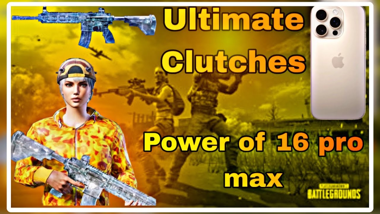 How To Do Clutches With i phone 16 Pro Max in Ultimate Royal | PUBG MOBILE | MG BADSHA | 