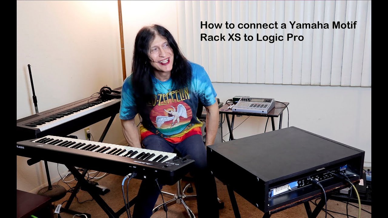 Как подключить Yamaha Motif Rack XS к Logic