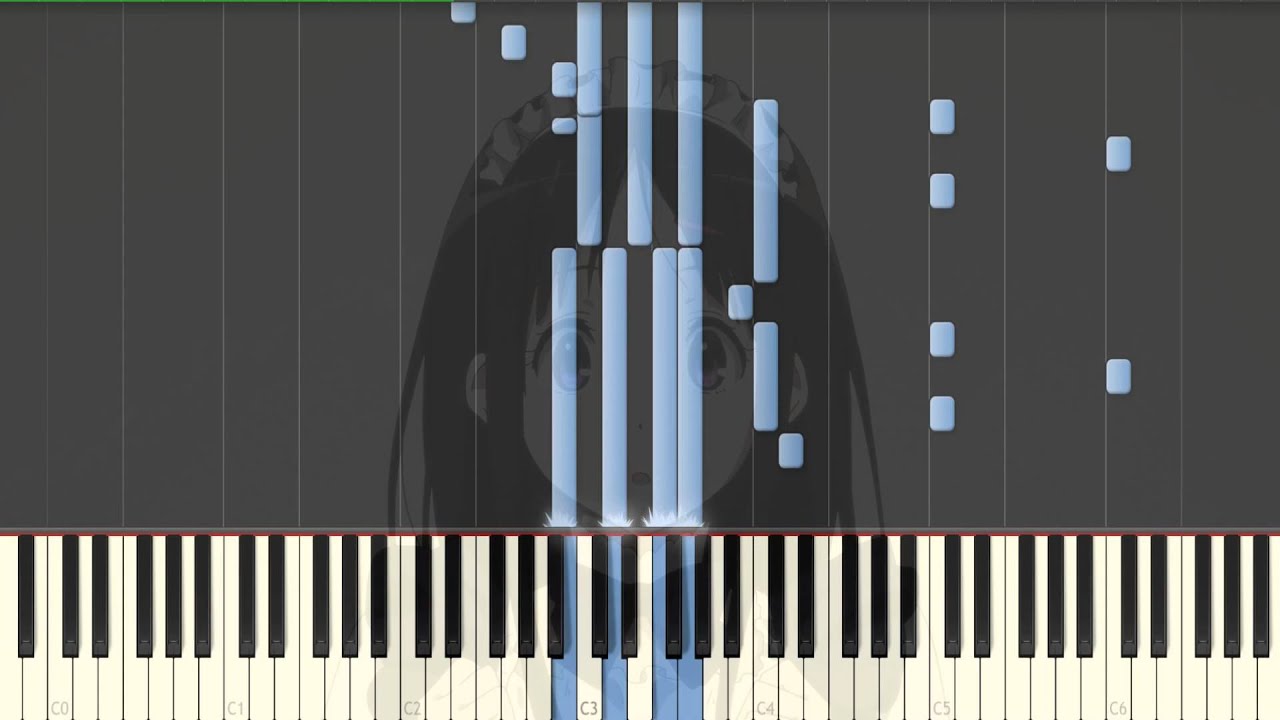 [Hyouka] OP 2 Mikansei Stride Piano Synthesia Tutorial