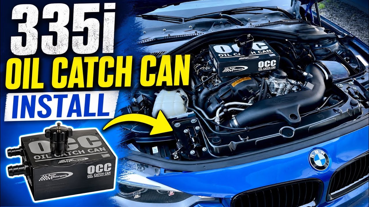 BMW F30 PCV Oil Catch Can Install!
