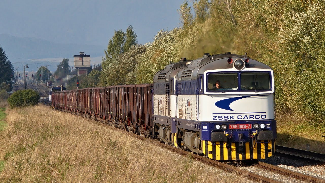 Ťažk&eacute; n&aacute;kladn&eacute; vlaky - Heavy freight trains #train #vlaky #railway