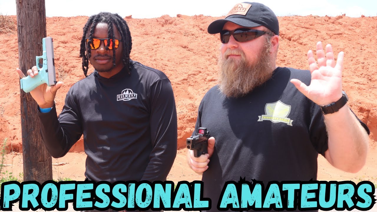 Amateurs VS HARDEST Federal Air Marshall Shooting Qualification Drill