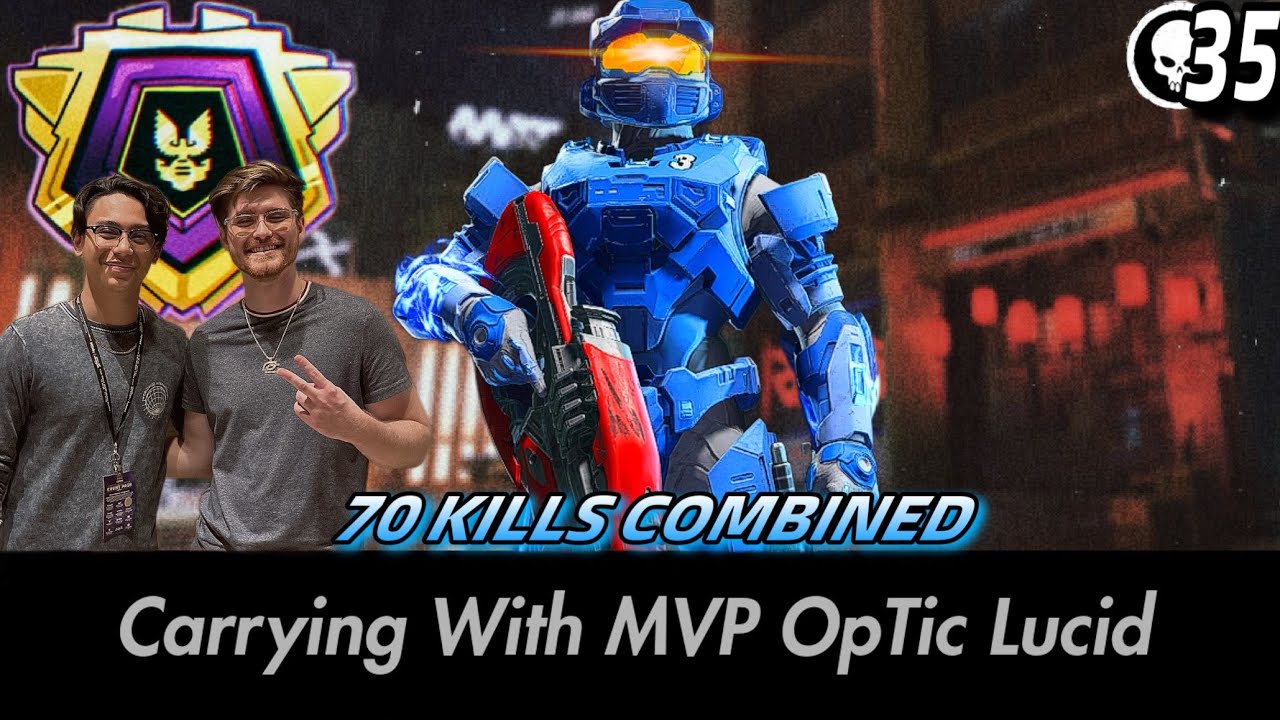 Halo Infinite - What Happens When OpTic Lucid Is My Teammate For The First Time? | 35 Kills 9k DMG |