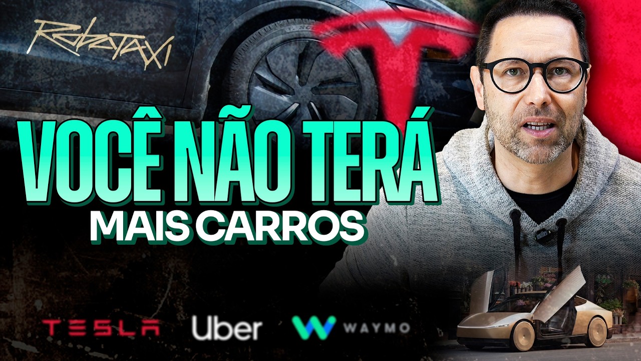 A TESLA VAI DOMINAR O MUNDO? | ROBOTÁXIS VÃO REVOLUCIONAR O MERCADO GLOBAL DE TRANSPORTE E SEGUROS?