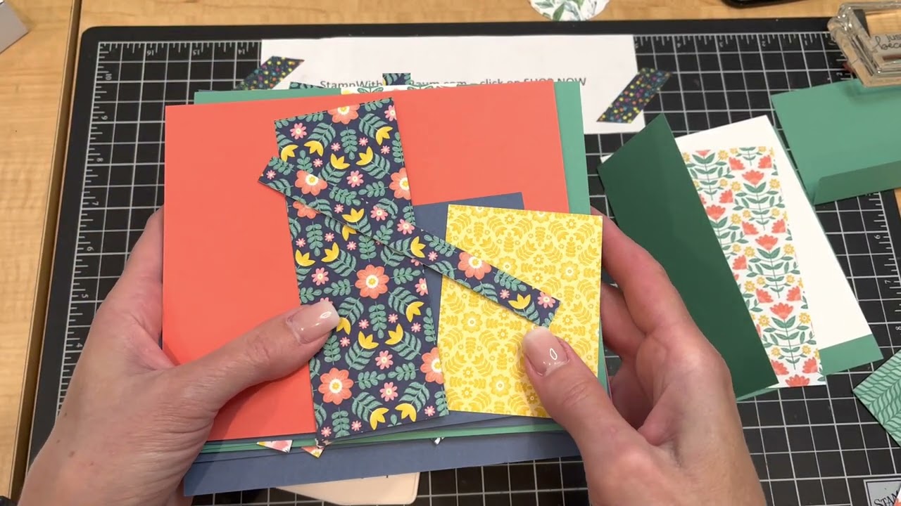 Sweet Symmetry Fun fold card