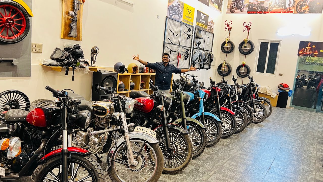 Chennai’s Best Royal Enfield Modification Garage , TamilNadu’s Best Customs Paint Job Works Done