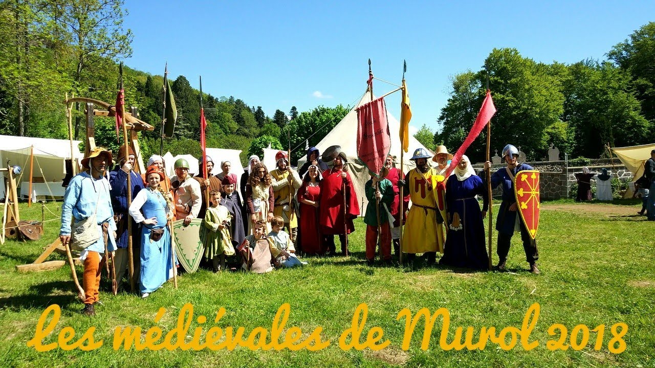 Médiévales de Murol 2018, encore un moment agréable. Loin de notre monde moderne 😉