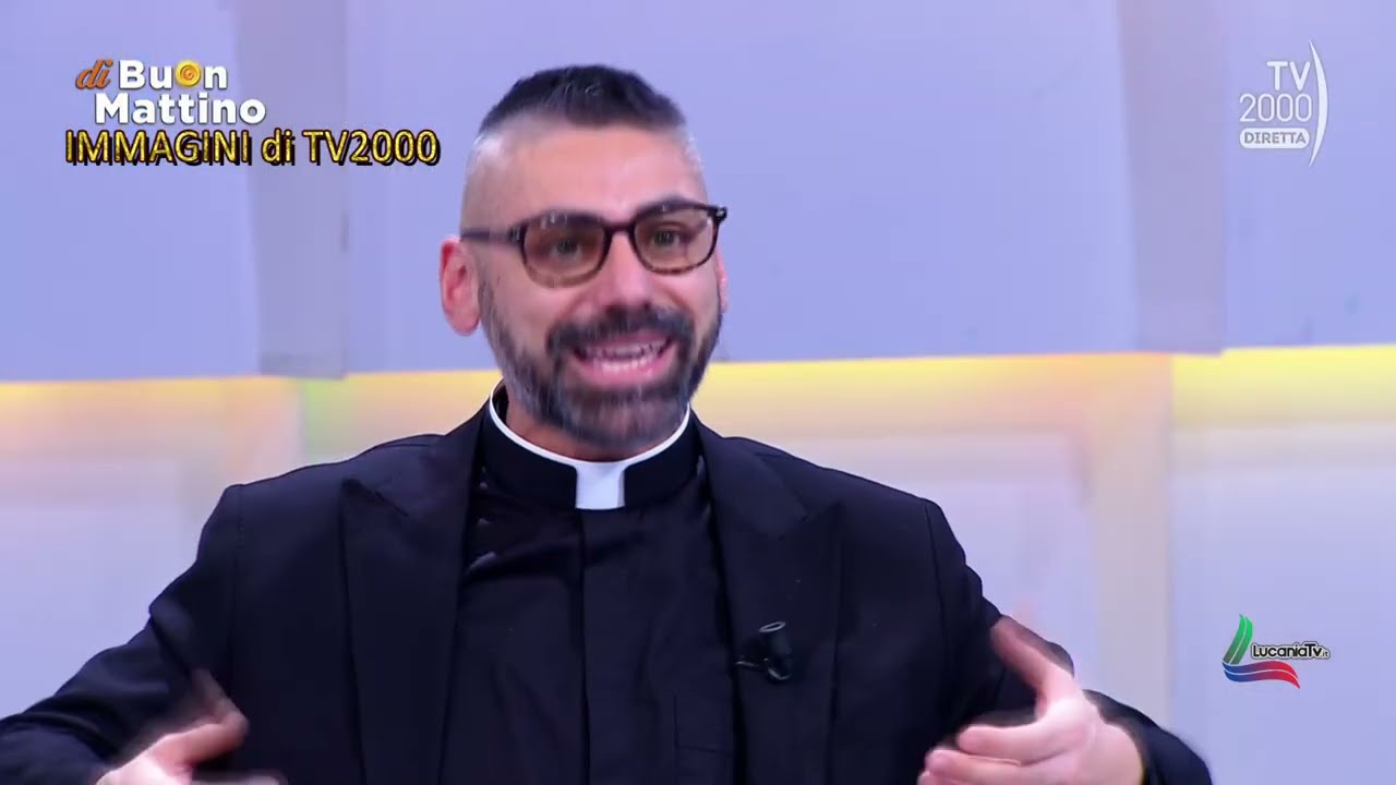 don Michelangelo Crocco ospite della trasmissione di TV2000 DI BUON MATTINO