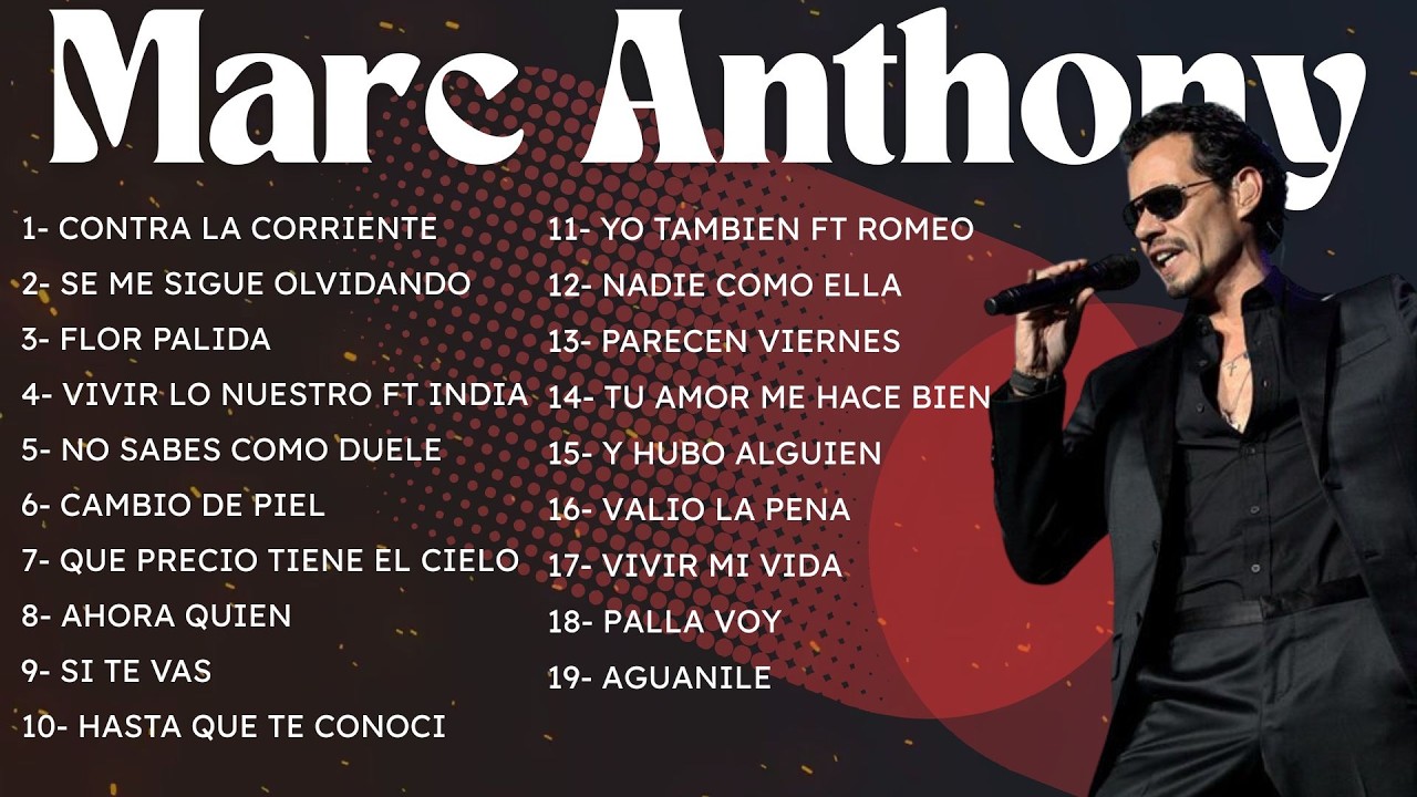 Marc Anthony Mix 2025 | Los Exitos Mas Grandes | Salsa Romantica y Bailable #salsaromantica DJMONTRO