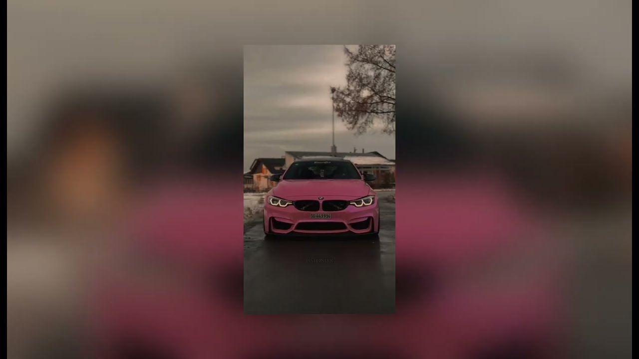 GATA ONLY (SLOWED&REVERBED)||Remix Visualizer|| Floyymenor x BMW 4K Edit Loop- Music for Car Editing