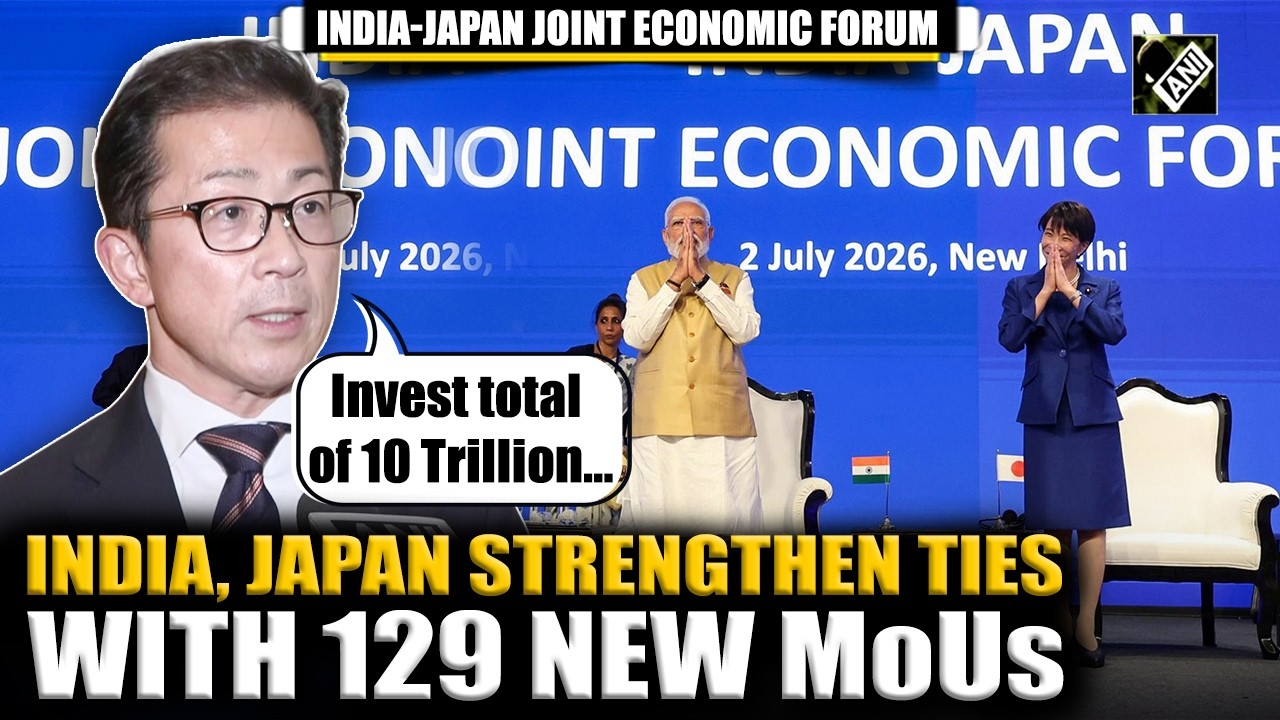 India-Japan strengthen ties with 129 new MoUs during Joint Economic Forum, PM Sanae Takaichi's visit