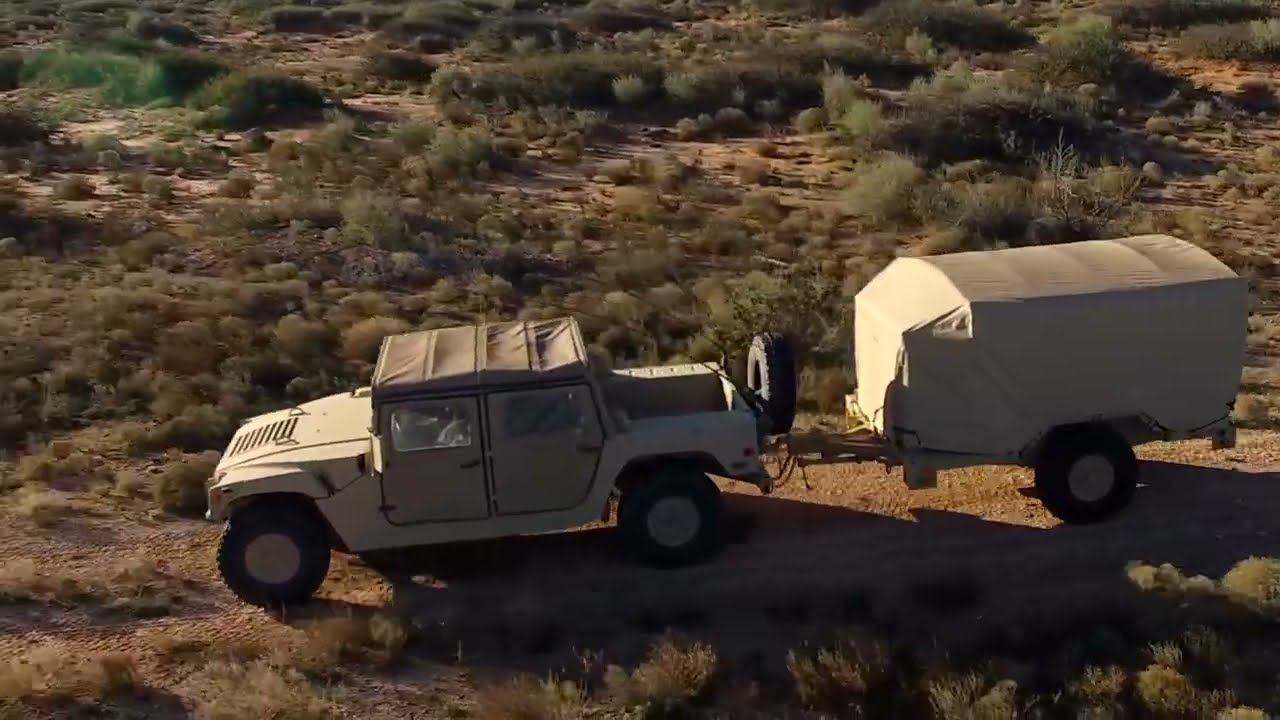 AKXTERRA® Military Transport Trailer | Self-Contained Mil-Spec Cargo & Shelter Deployment System