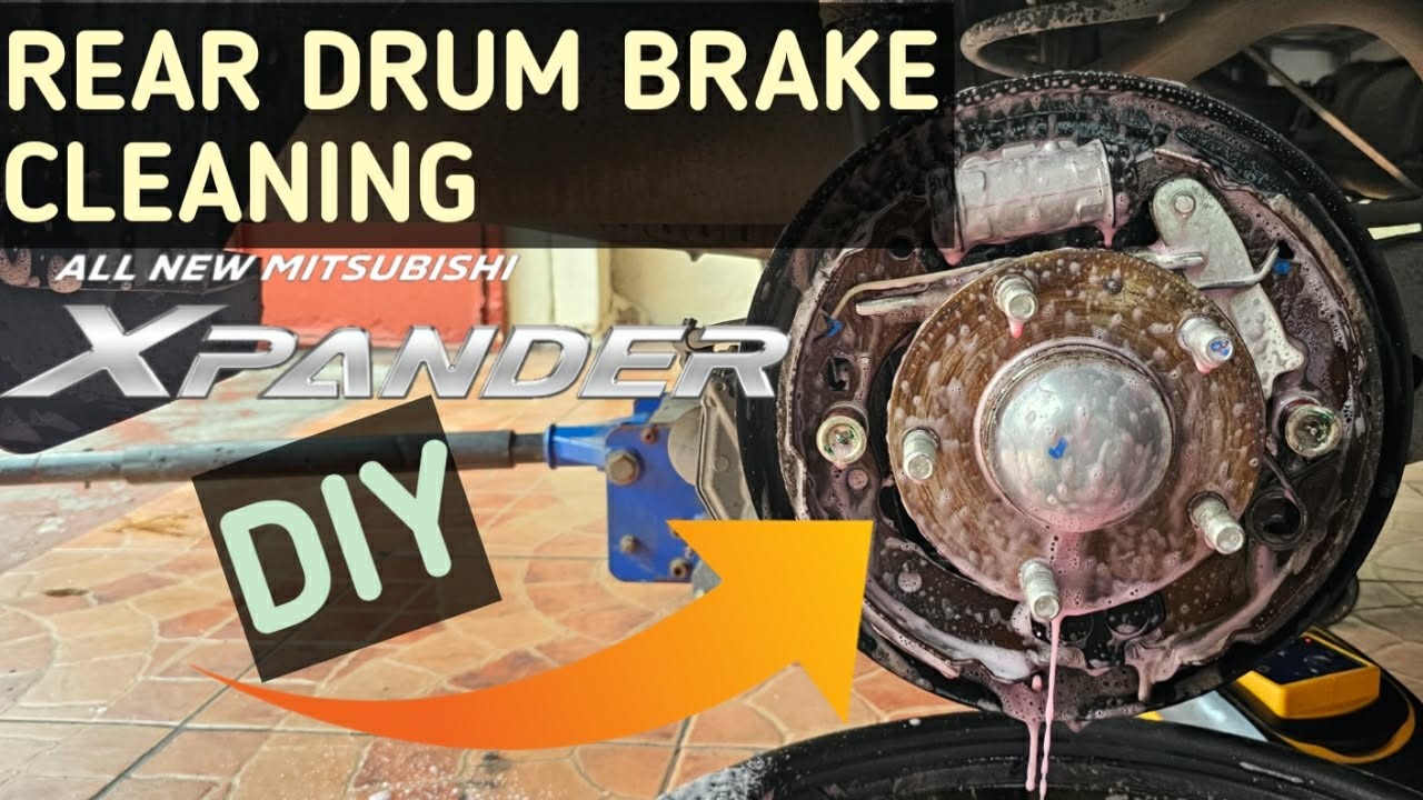 Rear Drum Brake Cleaning DIY | Mitsubishi Xpander