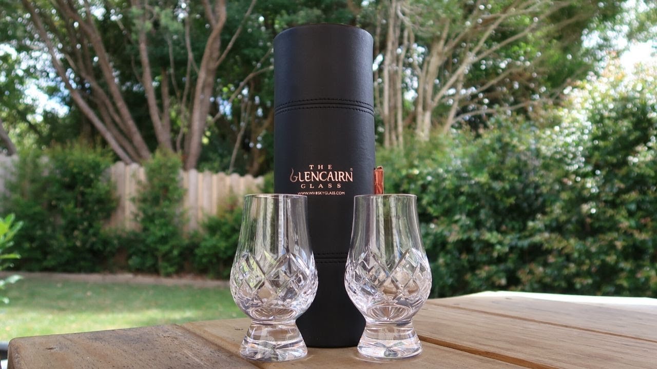 Glencairn crystal glasses with Travel case