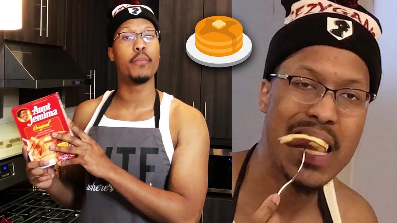 Black Man Makes Pancakes
