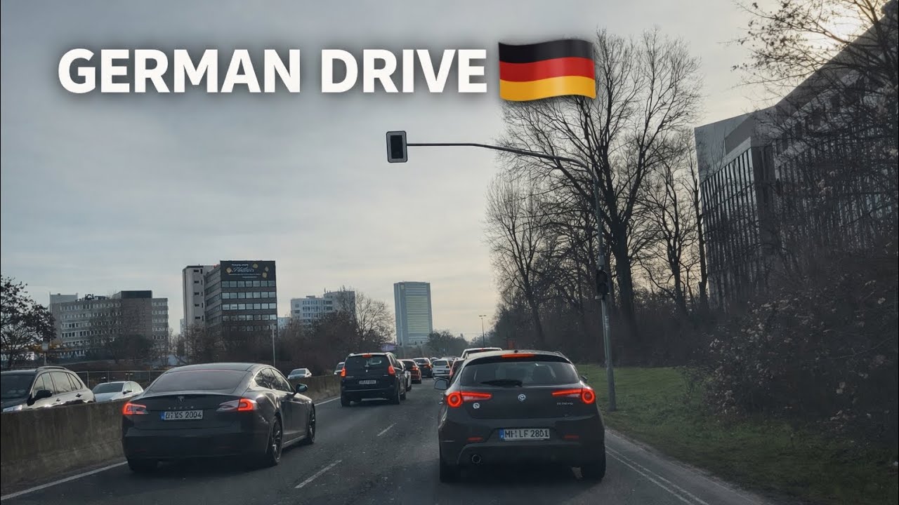 Highway Drive in Germany 🇩🇪 | Emmerich to Düsseldorf on the Autobahn (Relaxing POV)