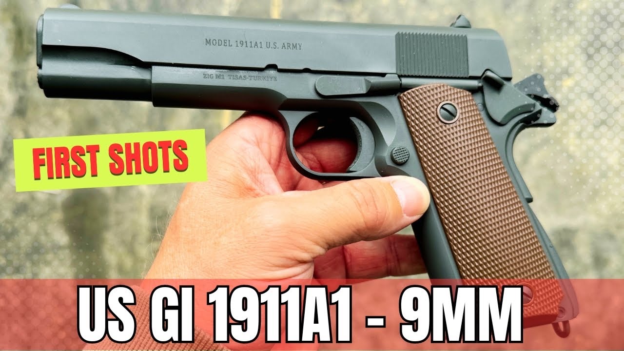Tisas 1911A1 - 9mm - First Shots