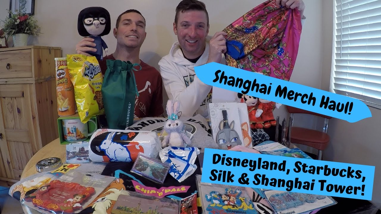 Shanghai Merch Haul!!  -  Shanghai Disneyland, Starbucks and More!