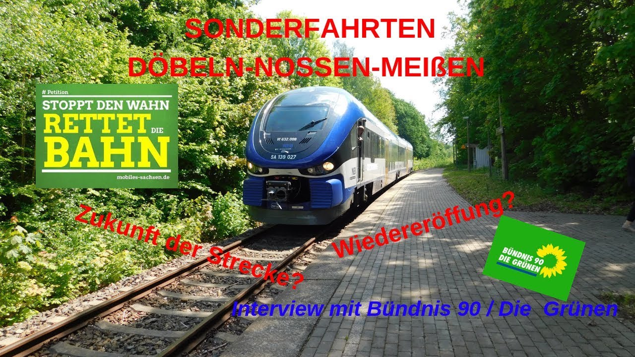 [Doku] Sonderfahrten Meißen-Döbeln - Reaktivierung? [mit Interview]