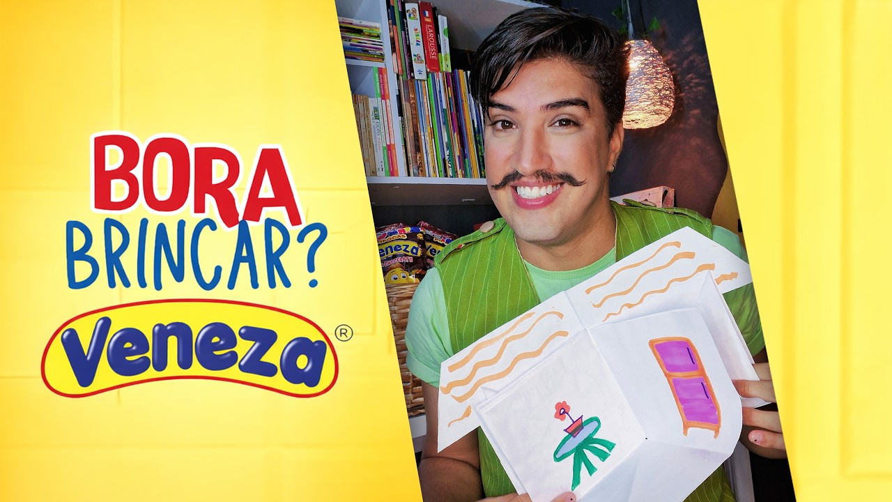 COMO FAZER UIMA CASINHA 3D // PONTTINHO (BORA BRINCAR PIPOCAS VENEZA)