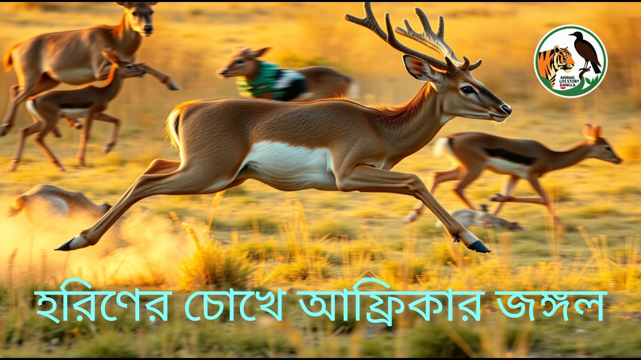 হরিণের জীবন: সতর্কতা, ঝুঁকি ও বেঁচে থাকার যুদ্ধ | African Deer Survival Bangla Documentary