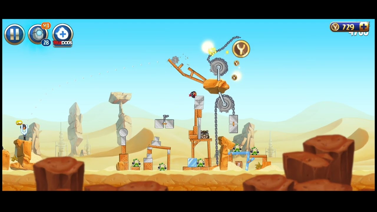 Angry Birds Star Wars 2 | Escape to Tatooine (Bird Side) All Levels