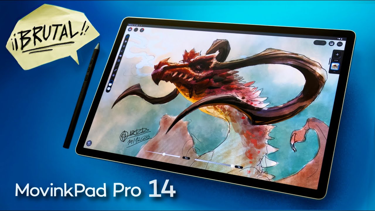 La MEJOR Tablet de DIBUJO! Review a fondo Wacom MovinkPad Pro 14