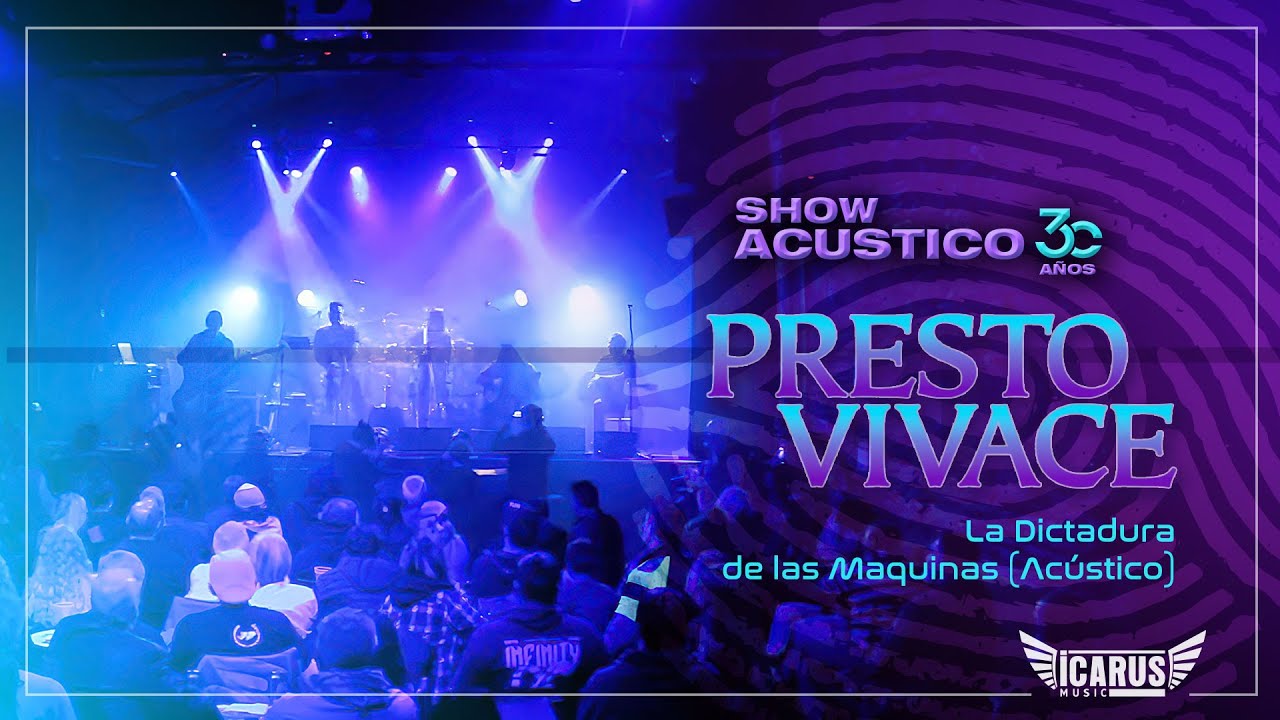 PRESTO VIVACE - La Dictdura de las Maquinas (Acustico - Live 2025) Official Videoclip