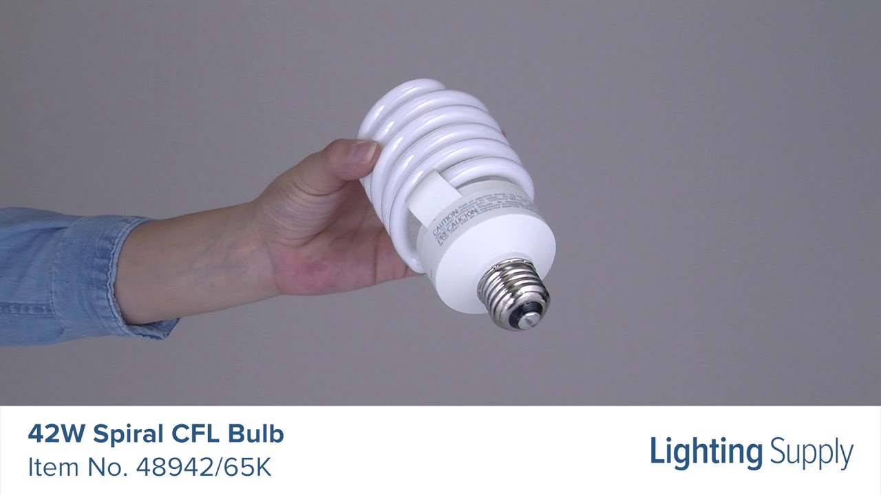 TCP 42W Spiral CFL Bulb (48942/65K)