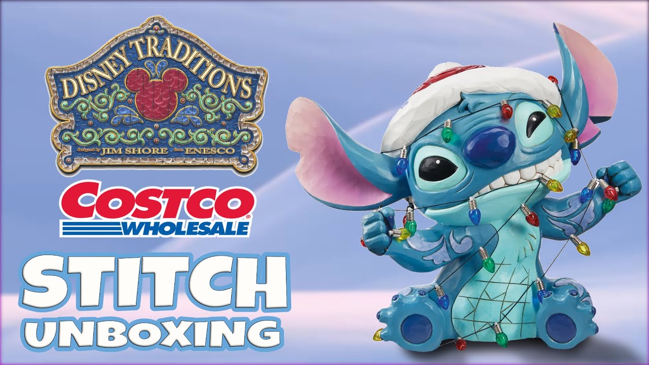 Costco Jim Shore Stitch Christmas Big Fig Figure Unboxing 2024
