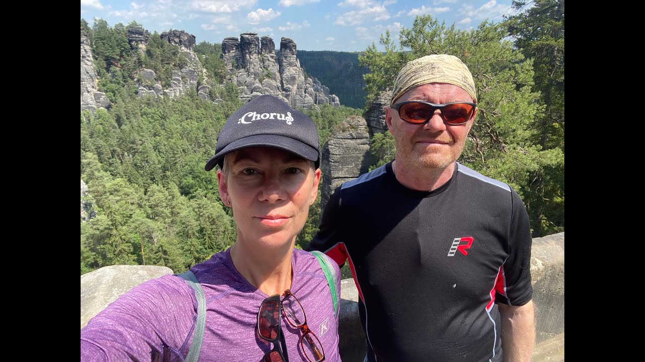 Bastei Cliffs towards the Czech Republic Ep 1