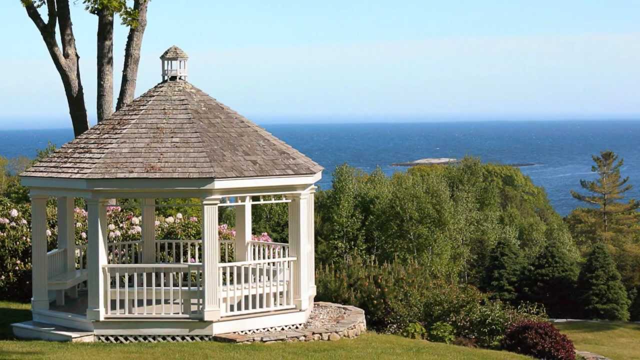 Maine Real Estate - Fox Hill, Camden - Gorgeous Hilltop Estate with Panoramic Penobscot Bay Views