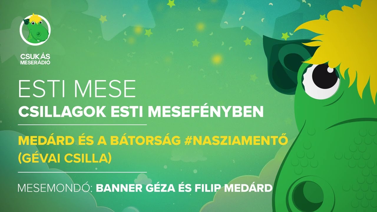 Esti mese | Banner Géza és Filip Medárd - Gévai Csilla: Medárd és a bátorság  | Csukás Meserádió