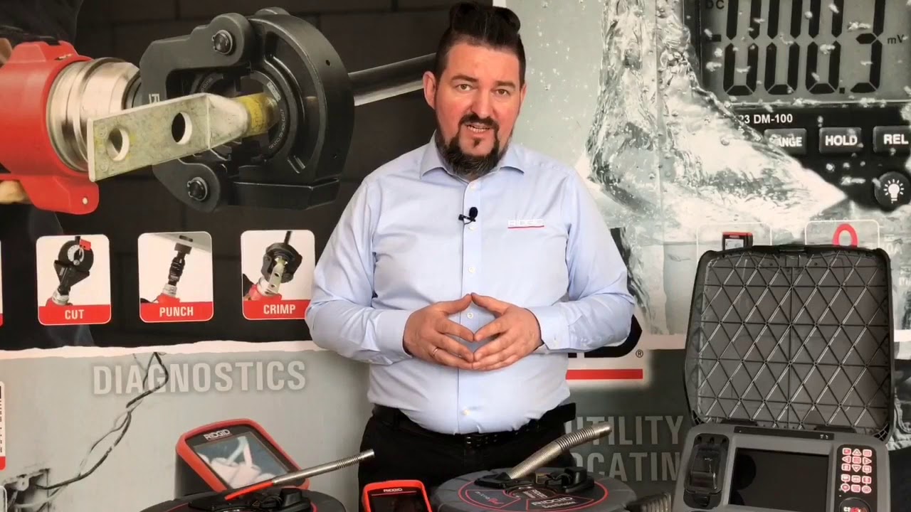 Ridgid system kontroli wizyjnej kamery SeeSnake&reg;. Kamerowanie i lokalizacja. Inspection & locating