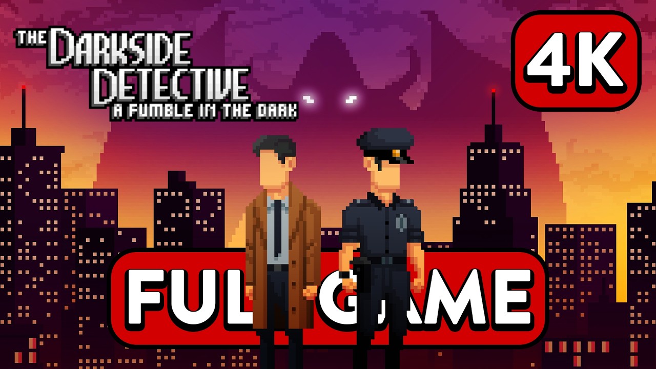 THE DARKSIDE DETECTIVE A FUMBLE IN THE DARK Gameplay Walkthrough FULL GAME [4K 60FPS] Exultus