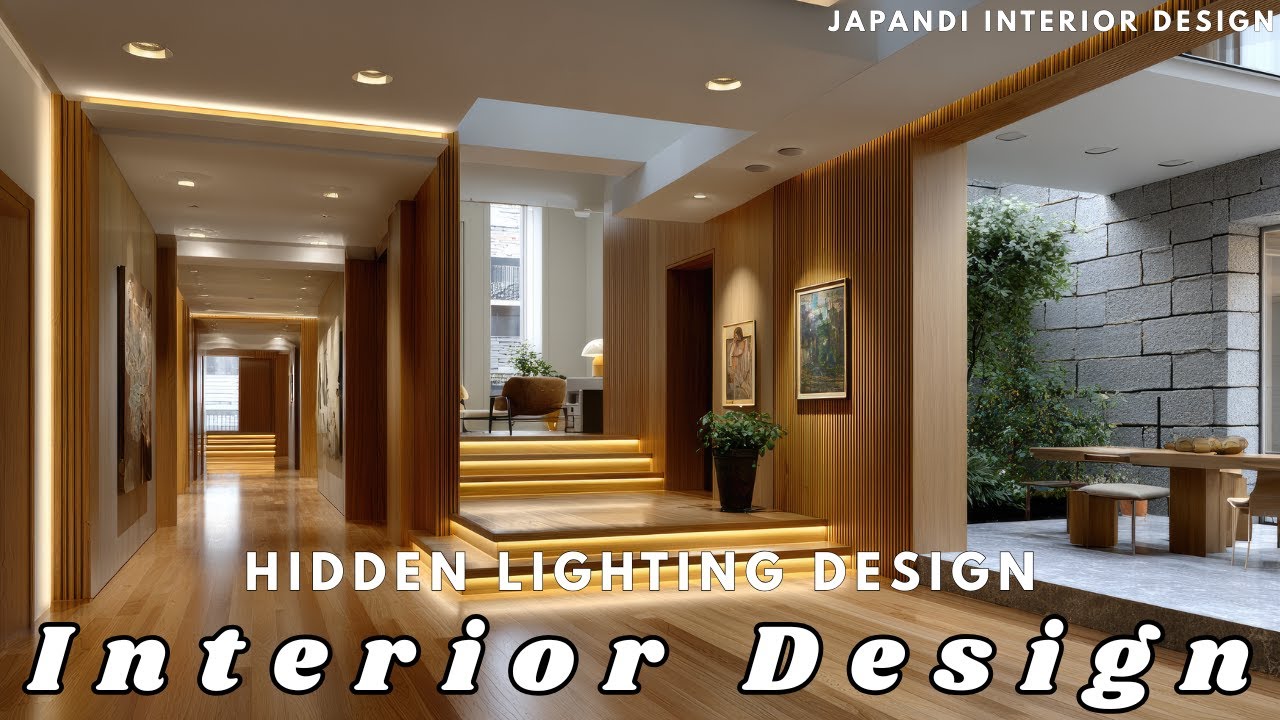 Modern Japandi Lighting Design | Hidden Lighting for Warm Minimalist Interiors