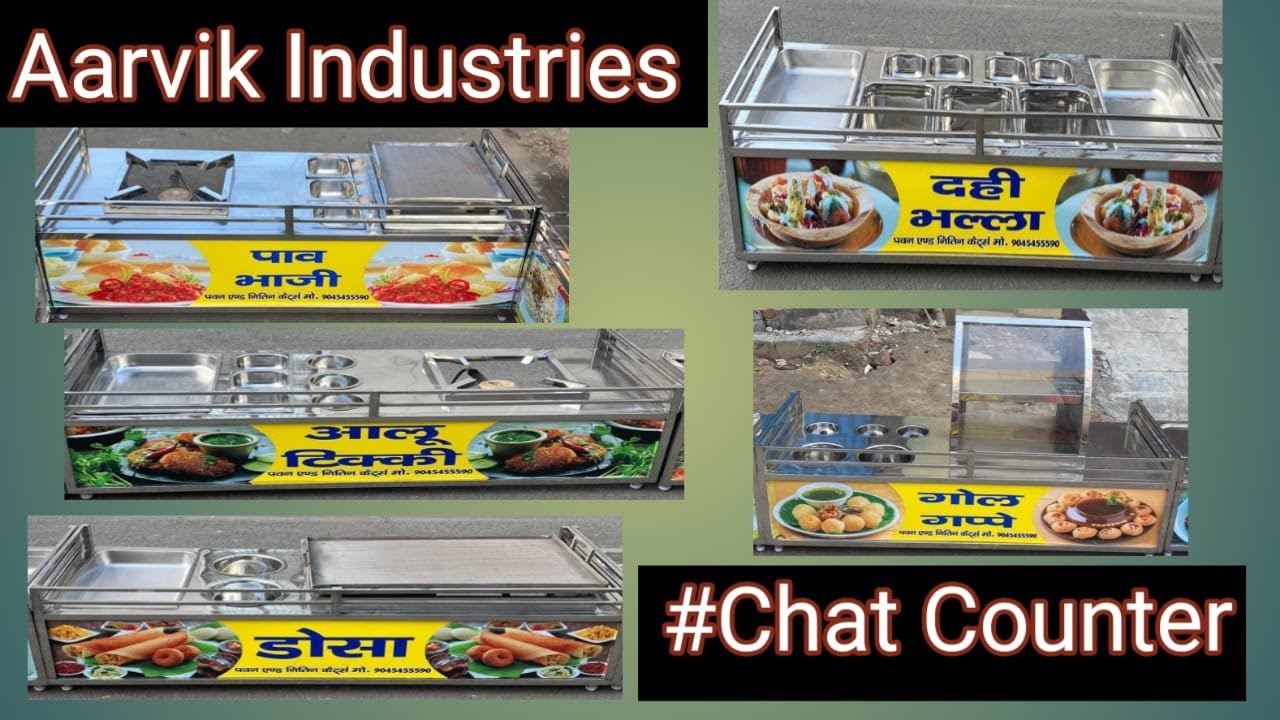 Catering Display Counter Design Specially Design For Indian Wedding With All Inbuilt Equipment