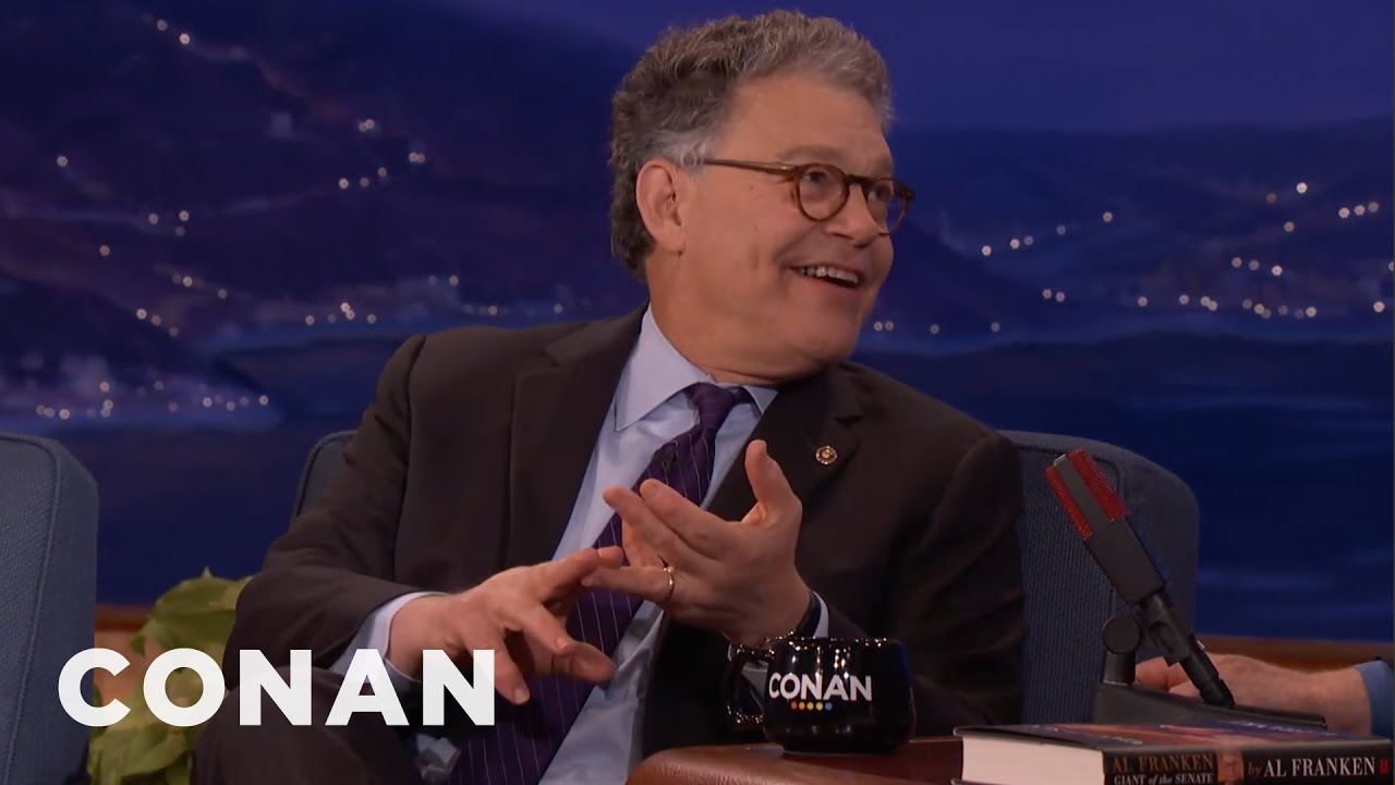 Senator Al Franken: My Staff Had To Reign My Humor In | CONAN on TBS