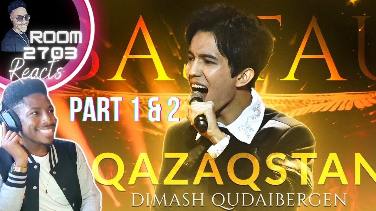 Dimash Bastau Concert First Time Reaction (Part 1 & 2) 💯🔥