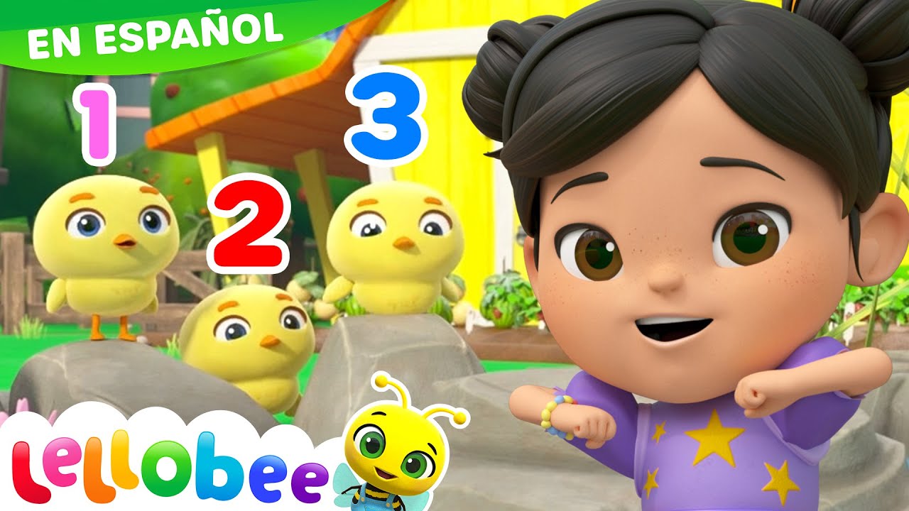 Contando con los animalitos! 🐤 | Canciones Infantiles🎵| Juega y aprende | Moonbug Español | Lellobee