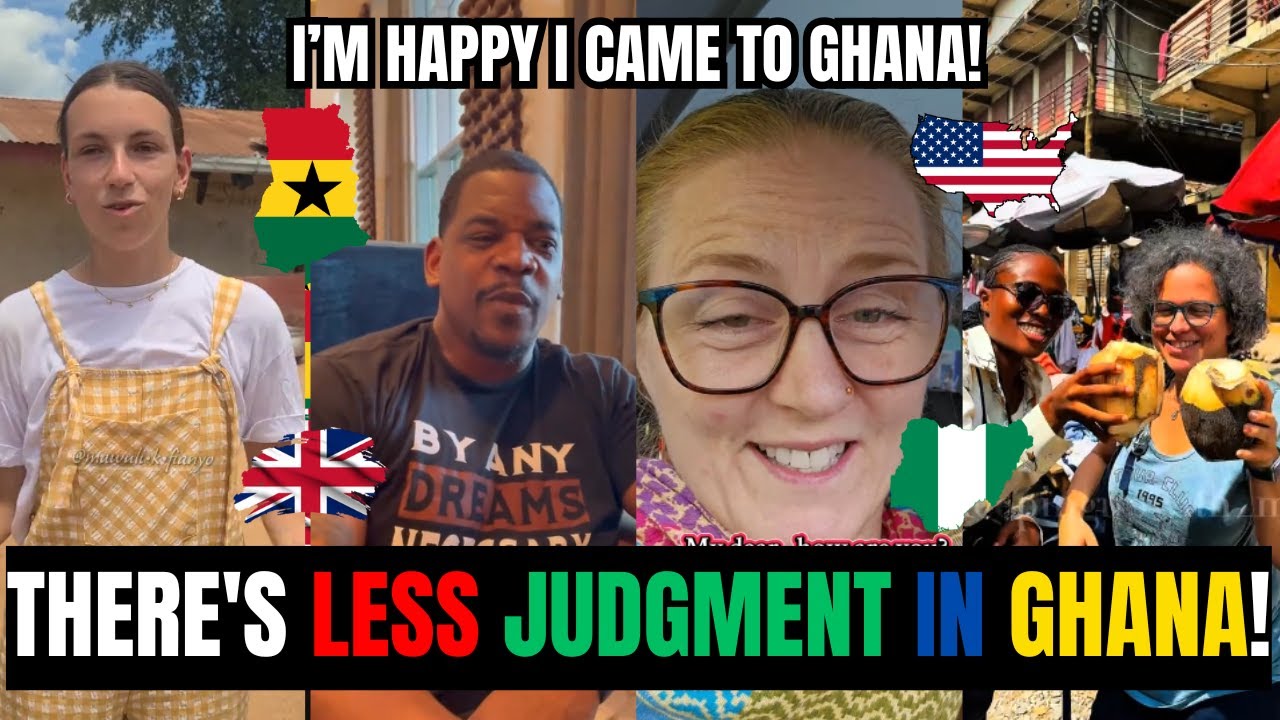 🇬🇭🇺🇸 THERE'S LESS JUDGMENT IN GHANA | FOREIGNERS & DIASPORANS SHARE GHANA EXPERIENCE | Kamma Dyn