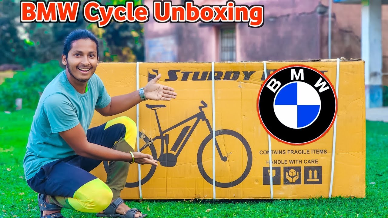 BMW Cycle Unboxing 😍 First Copy BMW Bicycle 🔥 BMW Foldable Fat Bicycle